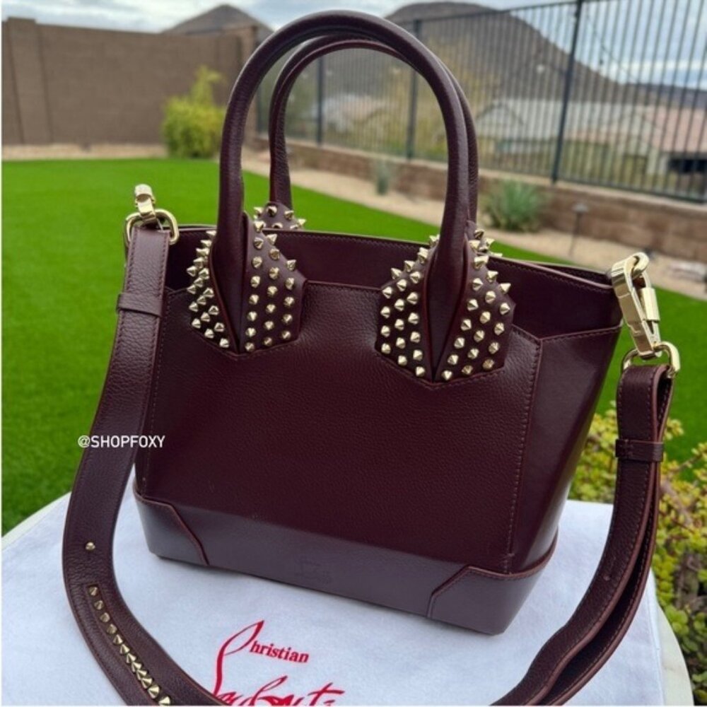 Christian Louboutin Spiked Leather Eloise Tote